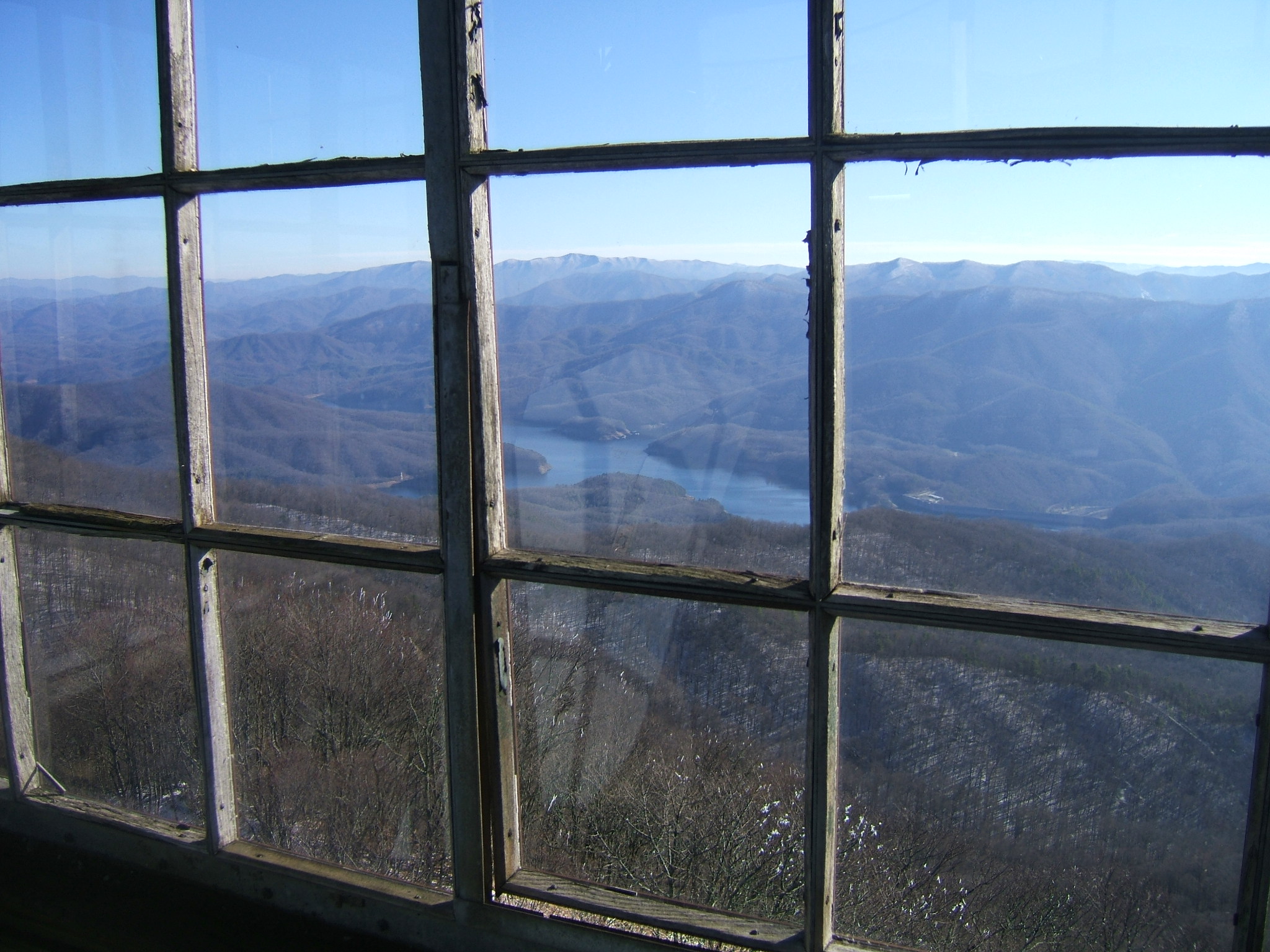 mm 35.2 - View from tower on Shuckstack Mountain. December 2006.  Courtesy mwholmesjr@hotmail.com